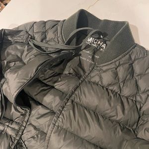 Michael Kors down feather olive jacked